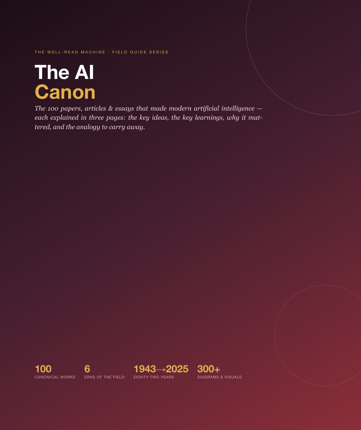 The AI Canon cover